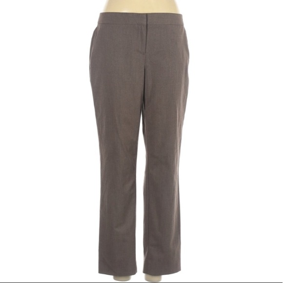 Vince Camuto Straight Leg Dress Pant Taupe Sz 4 professional career - Picture 1 of 5